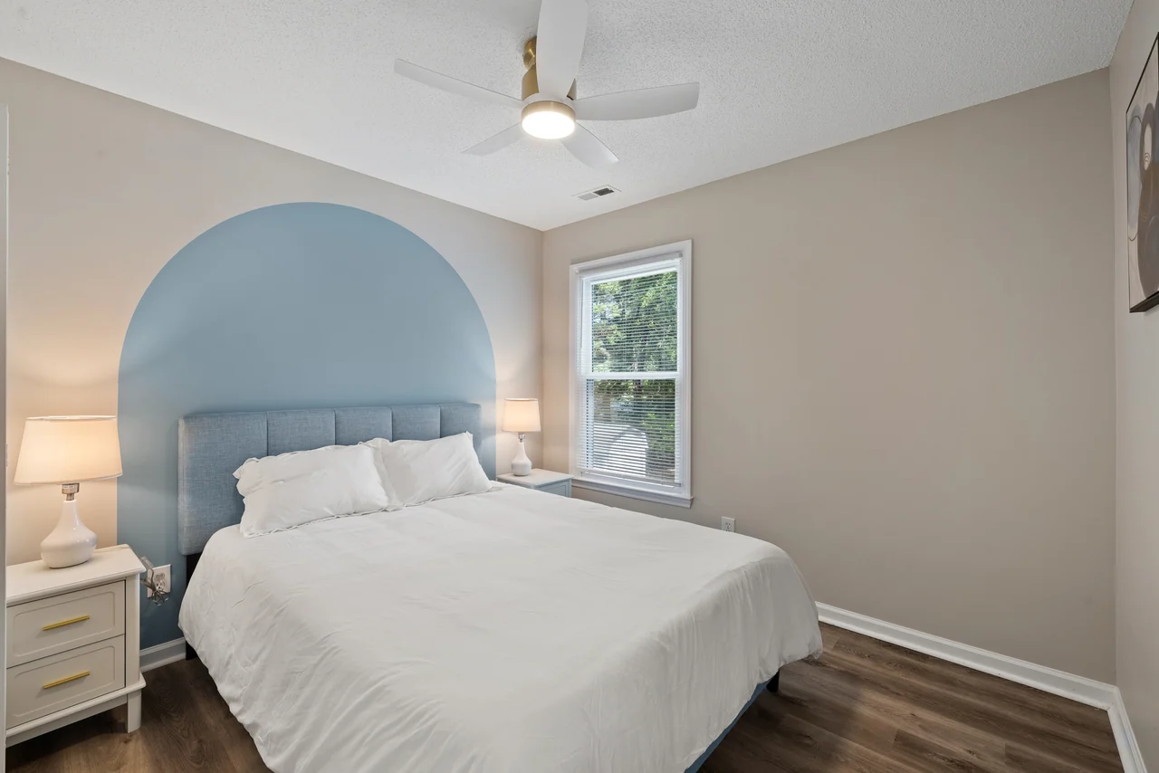 Bedroom Accent Updates — Finished Result — Blue Bedroom