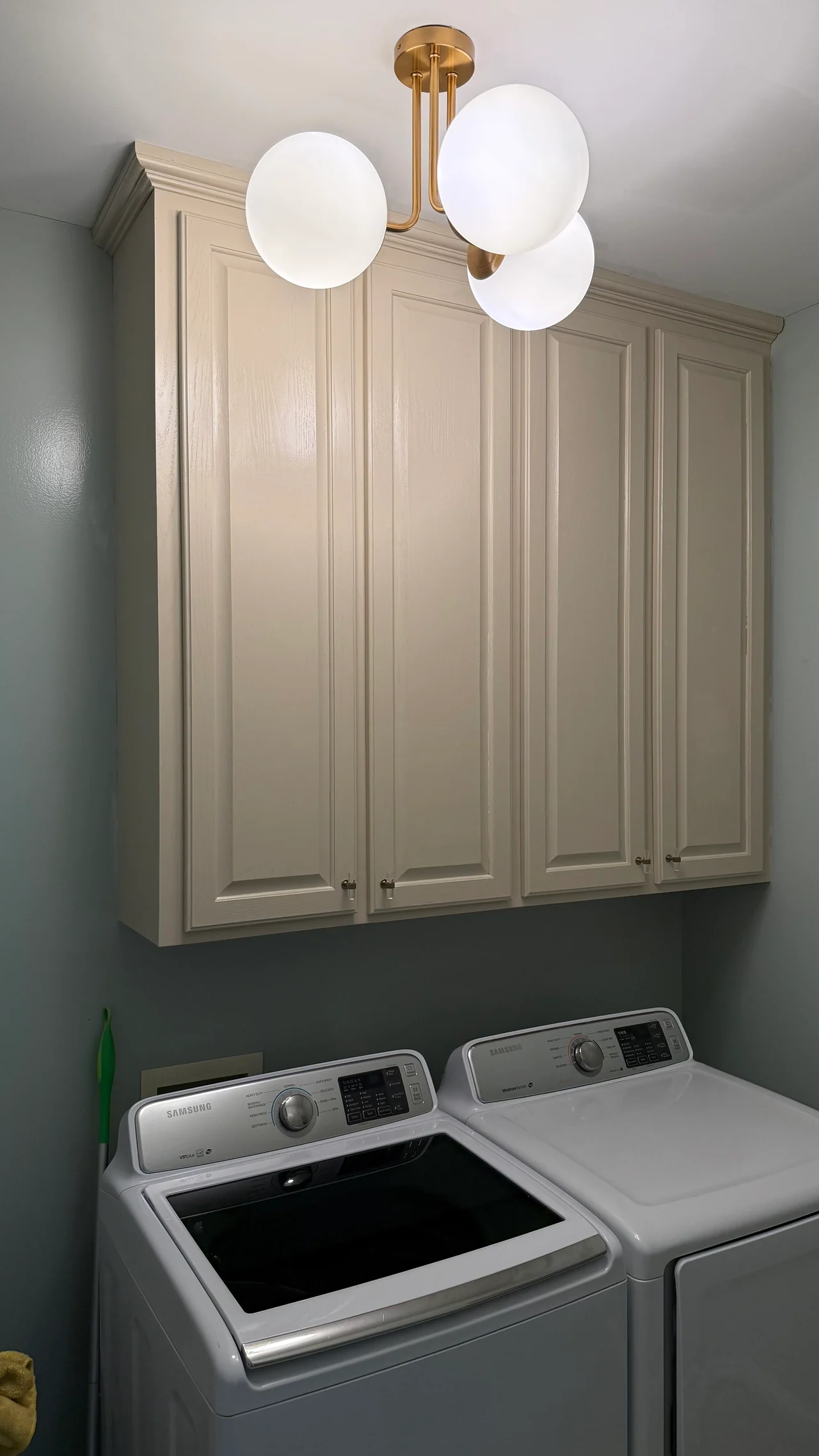Laundry Cabinet and Lighting Refresh — project photograph
