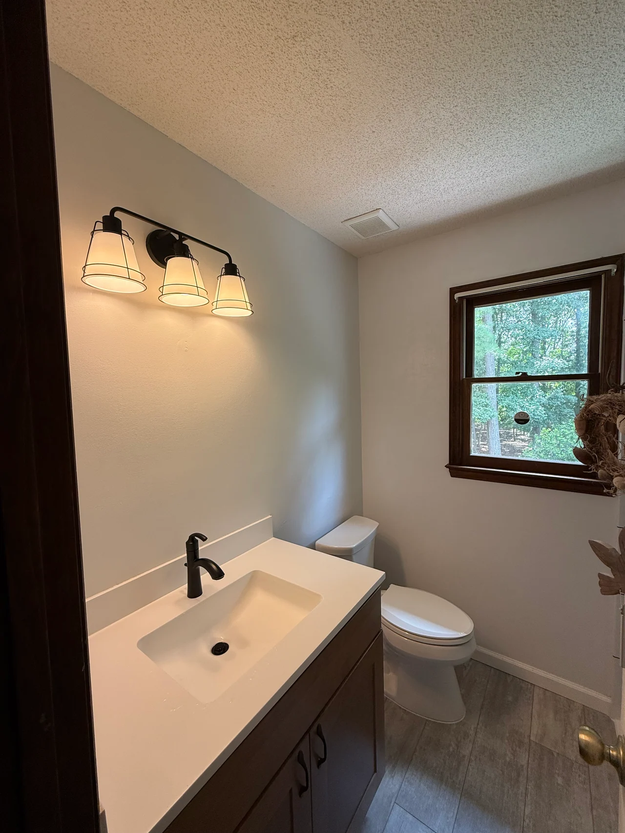 Wallpaper Removal Projects — Finished Result — Bathroom Walls